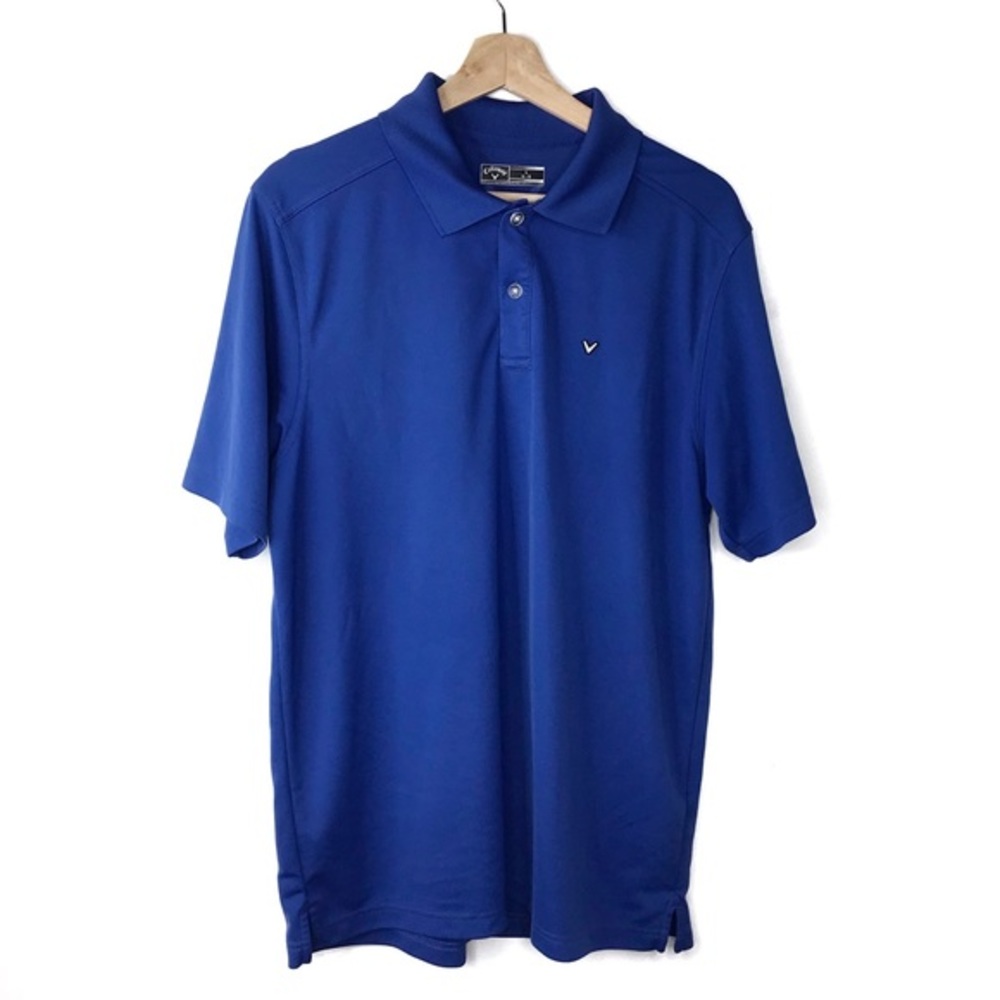 Callaway Golf Short Sleeve Blue Golf Polo